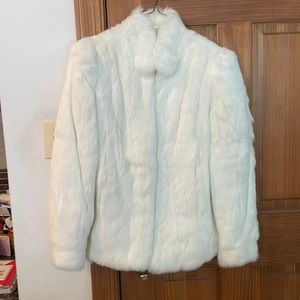 Ladies Rabbit fur coat size medium